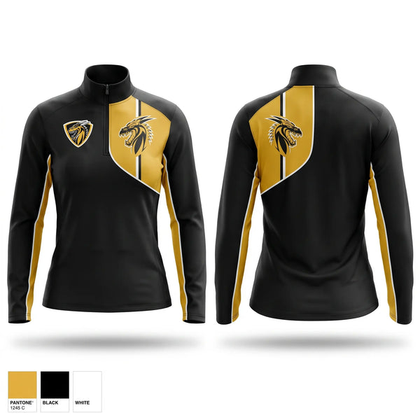 Quarter Zip Jacket, Wenonah Lady Soccer, Women's Soccer, Teamtime, Team time, sublimation, custom sports apparel, team uniforms, spirit wear, spiritwear, sports uniforms, custom shirts, team store, custom team store, fundraiser sports, apparel fundraiser