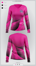 Lady Storm 72085833 Women's Long Sleeve V-neck Shirt - 1