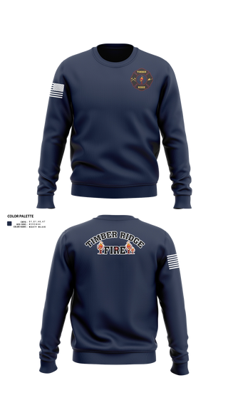 Crew Neck Sweatshirt, Timber ridge fire, Fire Department, Teamtime, Team time, sublimation, custom sports apparel, team uniforms, spirit wear, spiritwear, sports uniforms, custom shirts, team store, custom team store, fundraiser sports, apparel fundraiser