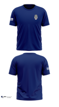 Canton Police Department 67540830 Old School Cotton Feel Shirt - 100