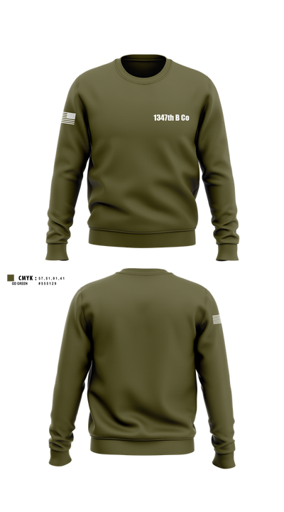 1347th B Co 35631621 Crew Neck Sweatshirt - 1