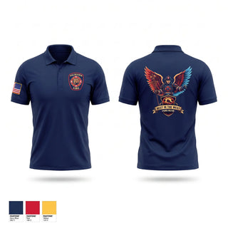 Short Sleeve Performance Polo, Palmview, Fire Department, Teamtime, Team time, sublimation, custom sports apparel, team uniforms, spirit wear, spiritwear, sports uniforms, custom shirts, team store, custom team store, fundraiser sports, apparel fundraiser
