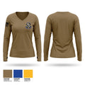 Ground Transportation 84578568 Women's Long Sleeve V-neck Shirt - 1