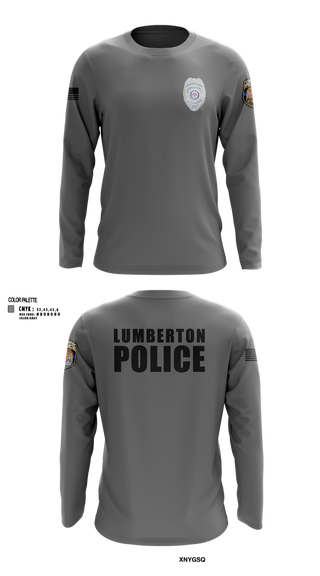 Long Sleeve Performance Shirt, LUMBERTON POLICE, , Teamtime, Team time, sublimation, custom sports apparel, team uniforms, spirit wear, spiritwear, sports uniforms, custom shirts, team store, custom team store, fundraiser sports, apparel fundraiser