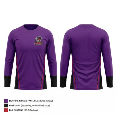 Fresno Mambas 7700047 Long Sleeve Performance Shirt 1