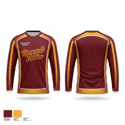Roosevelt Teddies Long Sleeve Performance Shirt - 2