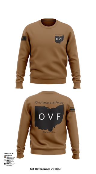 Crew Neck Sweatshirt, ohio veterans forge, , Teamtime, Team time, sublimation, custom sports apparel, team uniforms, spirit wear, spiritwear, sports uniforms, custom shirts, team store, custom team store, fundraiser sports, apparel fundraiser