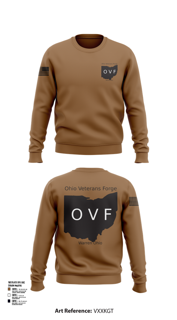 Crew Neck Sweatshirt, ohio veterans forge, , Teamtime, Team time, sublimation, custom sports apparel, team uniforms, spirit wear, spiritwear, sports uniforms, custom shirts, team store, custom team store, fundraiser sports, apparel fundraiser