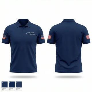 Short Sleeve Performance Polo, Turtle Creek Fire Department, Fire Department, Teamtime, Team time, sublimation, custom sports apparel, team uniforms, spirit wear, spiritwear, sports uniforms, custom shirts, team store, custom team store, fundraiser sports, apparel fundraiser