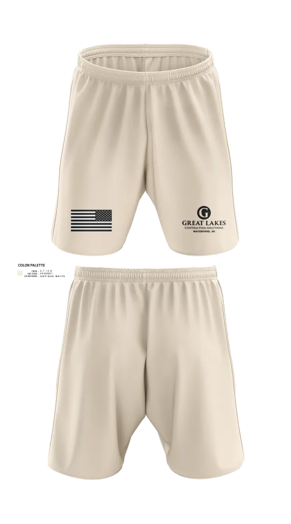 Athletic Shorts With Pockets, Great Lakes Contracting Solutions LLC, , Teamtime, Team time, sublimation, custom sports apparel, team uniforms, spirit wear, spiritwear, sports uniforms, custom shirts, team store, custom team store, fundraiser sports, apparel fundraiser