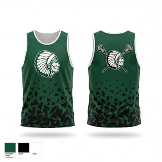 Mens Lacrosse Pinnie, Billerica Indians, Men's Lacrosse, Teamtime, Team time, sublimation, custom sports apparel, team uniforms, spirit wear, spiritwear, sports uniforms, custom shirts, team store, custom team store, fundraiser sports, apparel fundraiser