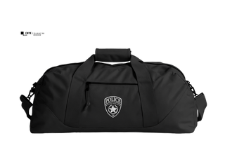 Duffle Bag, Hughes Springs Police Department, Police, Teamtime, Team time, sublimation, custom sports apparel, team uniforms, spirit wear, spiritwear, sports uniforms, custom shirts, team store, custom team store, fundraiser sports, apparel fundraiser