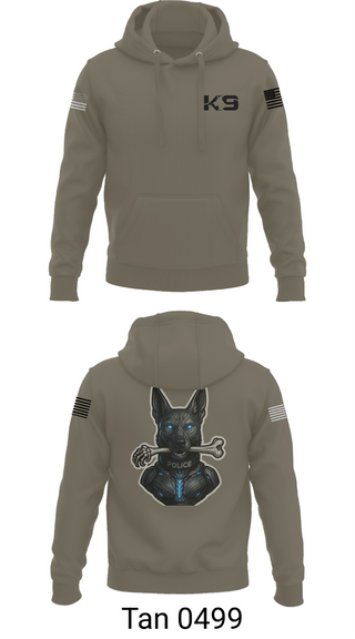 Hoodie, Willoughby K9, Police, Teamtime, Team time, sublimation, custom sports apparel, team uniforms, spirit wear, spiritwear, sports uniforms, custom shirts, team store, custom team store, fundraiser sports, apparel fundraiser