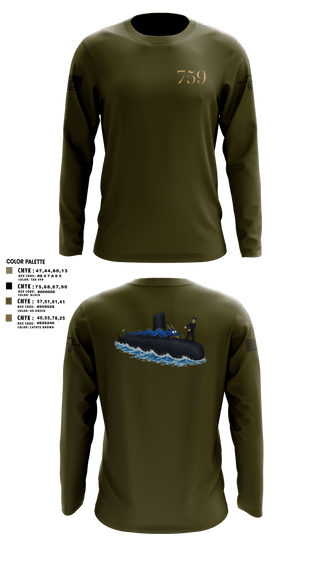 Long Sleeve Performance Shirt, USS Jefferson City, Navy, Teamtime, Team time, sublimation, custom sports apparel, team uniforms, spirit wear, spiritwear, sports uniforms, custom shirts, team store, custom team store, fundraiser sports, apparel fundraiser