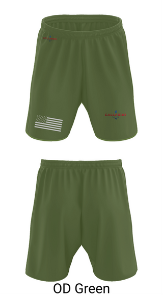 Athletic Shorts With Pockets, Gallardo Floor’s, Army, Teamtime, Team time, sublimation, custom sports apparel, team uniforms, spirit wear, spiritwear, sports uniforms, custom shirts, team store, custom team store, fundraiser sports, apparel fundraiser