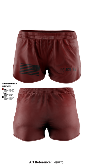 Ranger Panties, POLICE K9, , Teamtime, Team time, sublimation, custom sports apparel, team uniforms, spirit wear, spiritwear, sports uniforms, custom shirts, team store, custom team store, fundraiser sports, apparel fundraiser