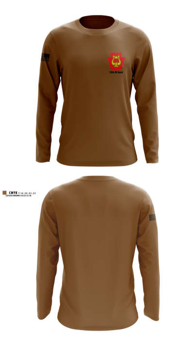 28th ID Band 94904230 Long Sleeve Performance Shirt 1