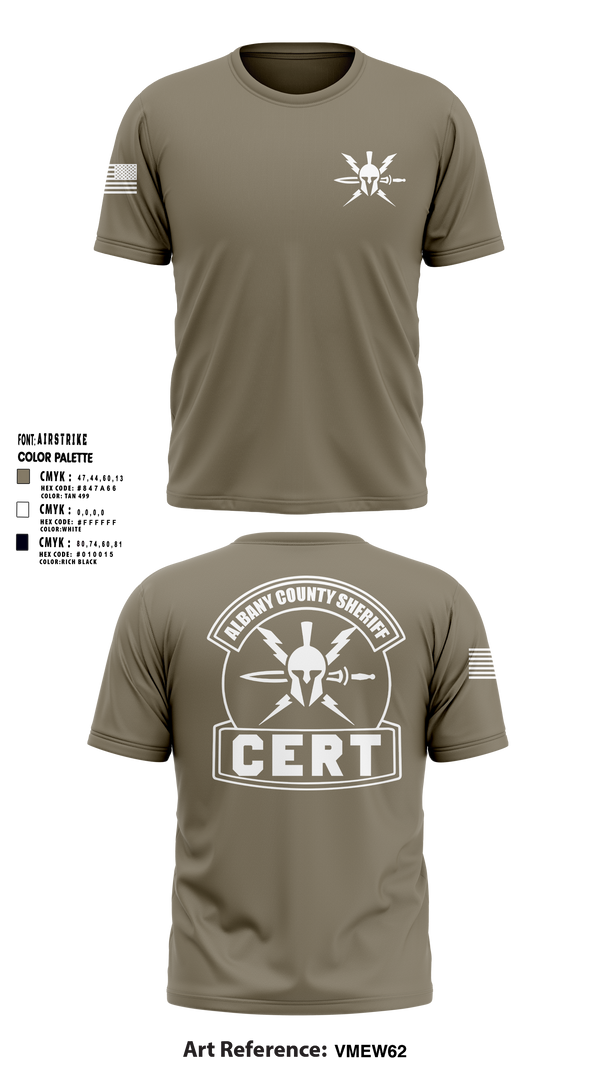Short Sleeve Performance Shirt, Albany County Sheriff C.E.R.T., Wrestling, Teamtime, Team time, sublimation, custom sports apparel, team uniforms, spirit wear, spiritwear, sports uniforms, custom shirts, team store, custom team store, fundraiser sports, apparel fundraiser