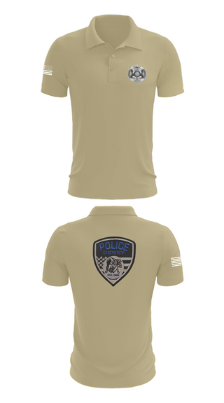 Short Sleeve Performance Polo, Dewey Police Department, , Teamtime, Team time, sublimation, custom sports apparel, team uniforms, spirit wear, spiritwear, sports uniforms, custom shirts, team store, custom team store, fundraiser sports, apparel fundraiser