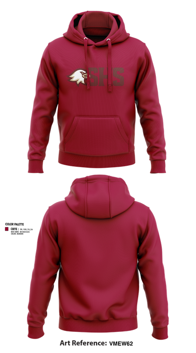 Sharon Eagles Swimming Hoodie - 51
