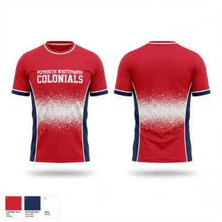Short Sleeve Performance Shirt, Plymouth Whitemarsh colonials, Track & Field, Teamtime, Team time, sublimation, custom sports apparel, team uniforms, spirit wear, spiritwear, sports uniforms, custom shirts, team store, custom team store, fundraiser sports, apparel fundraiser