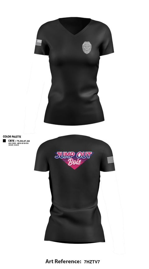 Womens Short Sleeve Vneck Shirt, Lancaster County Drug Task Force, Police, Teamtime, Team time, sublimation, custom sports apparel, team uniforms, spirit wear, spiritwear, sports uniforms, custom shirts, team store, custom team store, fundraiser sports, apparel fundraiser