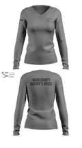 Ward County Sheriff's Office 96117602 Women's Long Sleeve V-neck Shirt - 5