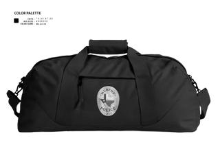 Duffle Bag, Murphy Police, , Teamtime, Team time, sublimation, custom sports apparel, team uniforms, spirit wear, spiritwear, sports uniforms, custom shirts, team store, custom team store, fundraiser sports, apparel fundraiser