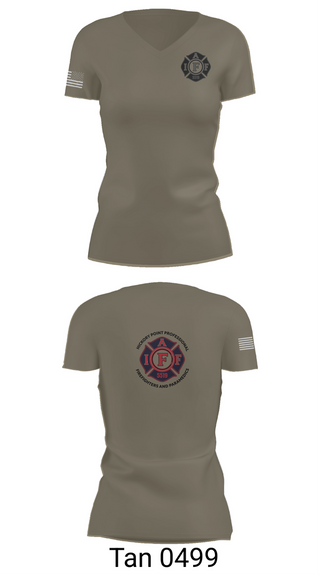 Womens Short Sleeve Vneck Shirt, Local 5519, Fire Department, Teamtime, Team time, sublimation, custom sports apparel, team uniforms, spirit wear, spiritwear, sports uniforms, custom shirts, team store, custom team store, fundraiser sports, apparel fundraiser