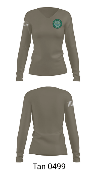 Womens Long Sleeve Vneck Shirt, Det 158, Air Force, Teamtime, Team time, sublimation, custom sports apparel, team uniforms, spirit wear, spiritwear, sports uniforms, custom shirts, team store, custom team store, fundraiser sports, apparel fundraiser