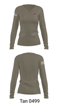 Mid-South Search and Recovery 21161651 Women's Long Sleeve V-neck Shirt - 11