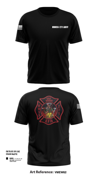 Short Sleeve Performance Shirt, MWSS-271 ARFF, , Teamtime, Team time, sublimation, custom sports apparel, team uniforms, spirit wear, spiritwear, sports uniforms, custom shirts, team store, custom team store, fundraiser sports, apparel fundraiser