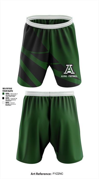 Alisal High School Football 81196703 Athletic Shorts With Pockets - 1
