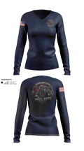 Cleveland Cliffs Fire Department Women's Long Sleeve V-neck Shirt - 21