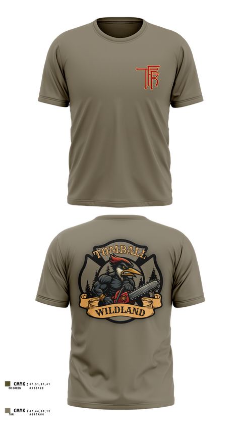 Old School Cotton Feel Shirt, Tomball Wildland, , Teamtime, Team time, sublimation, custom sports apparel, team uniforms, spirit wear, spiritwear, sports uniforms, custom shirts, team store, custom team store, fundraiser sports, apparel fundraiser