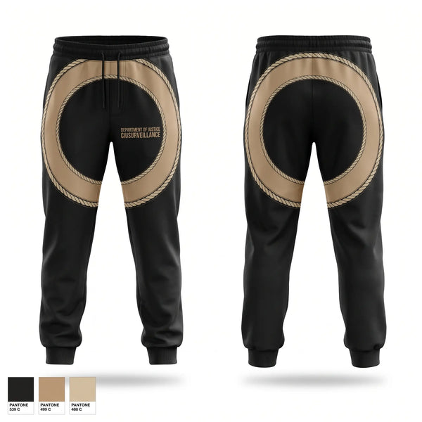 Sweatpants, DEPARTMENT OF JUSTICE, , Teamtime, Team time, sublimation, custom sports apparel, team uniforms, spirit wear, spiritwear, sports uniforms, custom shirts, team store, custom team store, fundraiser sports, apparel fundraiser