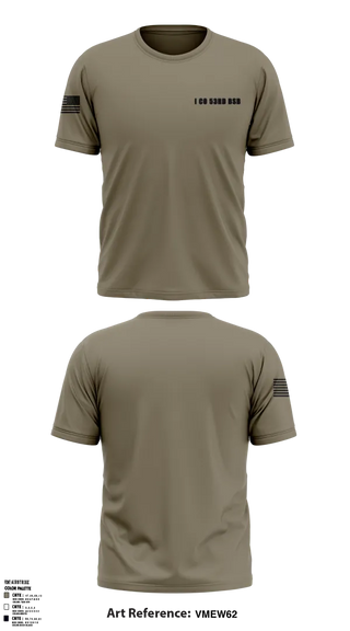 Short Sleeve Performance Shirt, I Co 53rd BSB, National Guard, Teamtime, Team time, sublimation, custom sports apparel, team uniforms, spirit wear, spiritwear, sports uniforms, custom shirts, team store, custom team store, fundraiser sports, apparel fundraiser