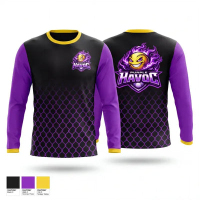 Purple Havoc 47391731 Long Sleeve Performance Shirt 1