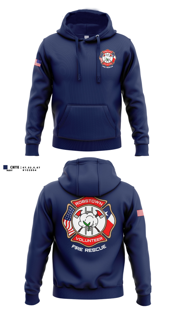 Hoodie, Robstown Volunteer Fire Department, Fire Department, Teamtime, Team time, sublimation, custom sports apparel, team uniforms, spirit wear, spiritwear, sports uniforms, custom shirts, team store, custom team store, fundraiser sports, apparel fundraiser