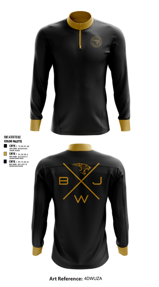 Quarter Zip Jacket, Buda Johnson Jaguars Wrestling, Wrestling, Teamtime, Team time, sublimation, custom sports apparel, team uniforms, spirit wear, spiritwear, sports uniforms, custom shirts, team store, custom team store, fundraiser sports, apparel fundraiser