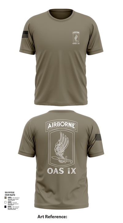 173RD ABN 21007449 Short Sleeve Performance Shirt - 101