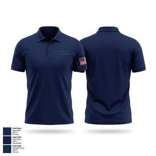 Short Sleeve Performance Polo, Port of Portland Police Department, Police, Teamtime, Team time, sublimation, custom sports apparel, team uniforms, spirit wear, spiritwear, sports uniforms, custom shirts, team store, custom team store, fundraiser sports, apparel fundraiser