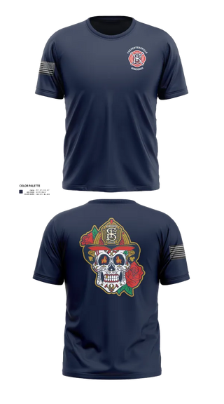 Short Sleeve Performance Shirt, Carpentersville Fire Department, Fire Department, Teamtime, Team time, sublimation, custom sports apparel, team uniforms, spirit wear, spiritwear, sports uniforms, custom shirts, team store, custom team store, fundraiser sports, apparel fundraiser