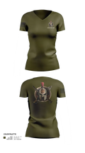 108th Air Defense Artillery Brigade 44392598 Women's Short Sleeve V-neck Shirt - 42