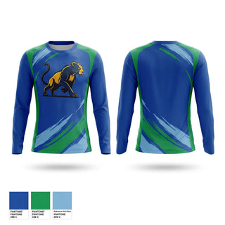 Long Sleeve Performance Shirt, Passage Panthers, Men's Soccer, Teamtime, Team time, sublimation, custom sports apparel, team uniforms, spirit wear, spiritwear, sports uniforms, custom shirts, team store, custom team store, fundraiser sports, apparel fundraiser