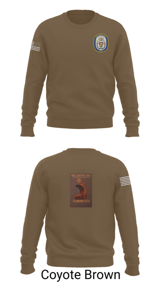 Crew Neck Sweatshirt, Uss Carter Hall, , Teamtime, Team time, sublimation, custom sports apparel, team uniforms, spirit wear, spiritwear, sports uniforms, custom shirts, team store, custom team store, fundraiser sports, apparel fundraiser