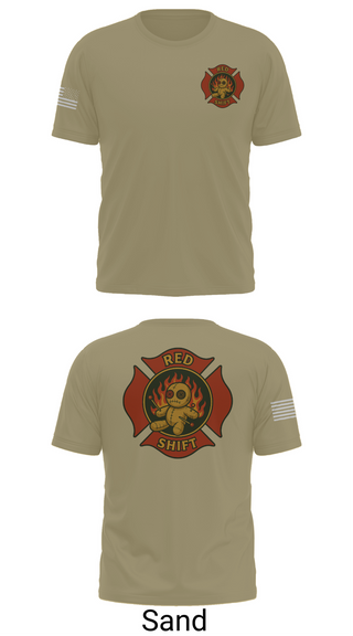 Old School Cotton Feel Shirt, City of Lake Geneva Fire Department, , Teamtime, Team time, sublimation, custom sports apparel, team uniforms, spirit wear, spiritwear, sports uniforms, custom shirts, team store, custom team store, fundraiser sports, apparel fundraiser