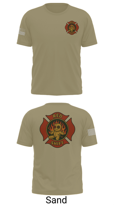 City of Lake Geneva Fire Department 76395935 Old School Cotton Feel Shirt - 90