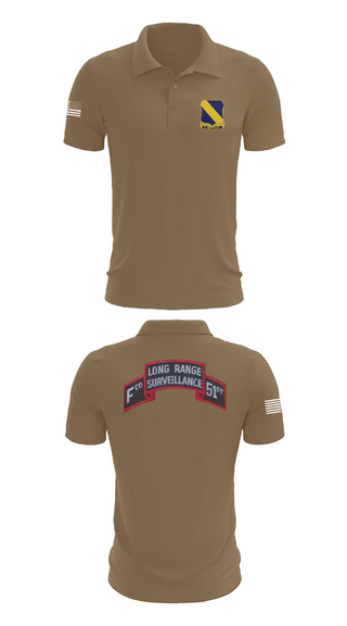 Short Sleeve Performance Polo, Fco 51st infantry LRSU, , Teamtime, Team time, sublimation, custom sports apparel, team uniforms, spirit wear, spiritwear, sports uniforms, custom shirts, team store, custom team store, fundraiser sports, apparel fundraiser