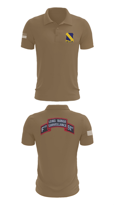Fco 51st infantry LRSU 81538423 Short Sleeve Performance Polo - 7